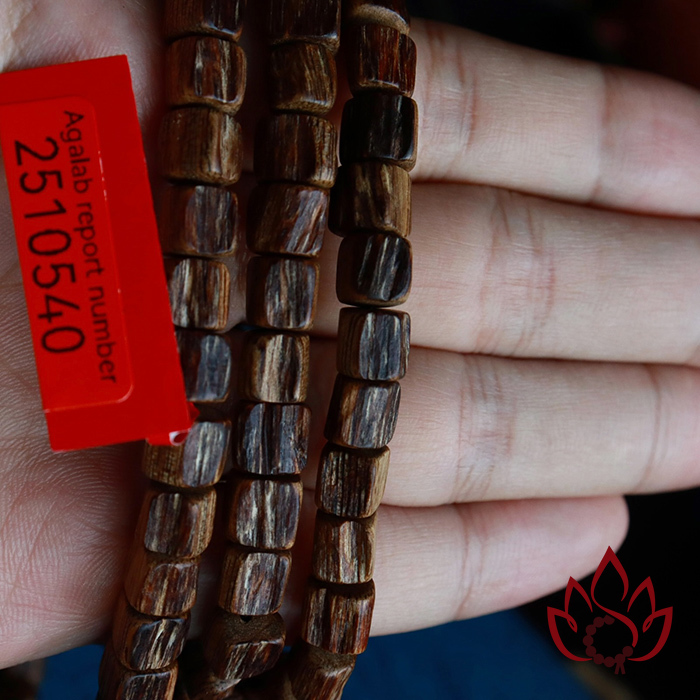 Vòng Trầm Hương 108 Hạt | 7 Ly | Trầm Kiến Tự Nhiên